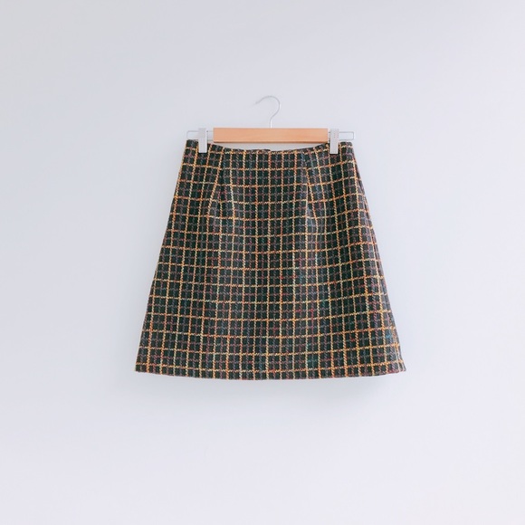 Anthropologie Dresses & Skirts - Windowpane Mini Skirt
